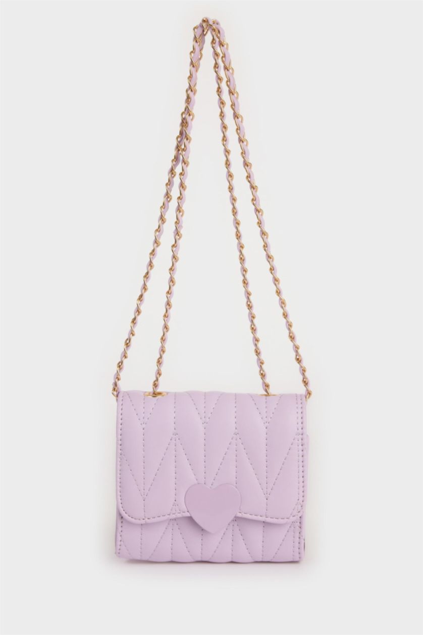 Kız Çocuk - Genç Kız Lila Kız Çocuk Çapraz Çanta