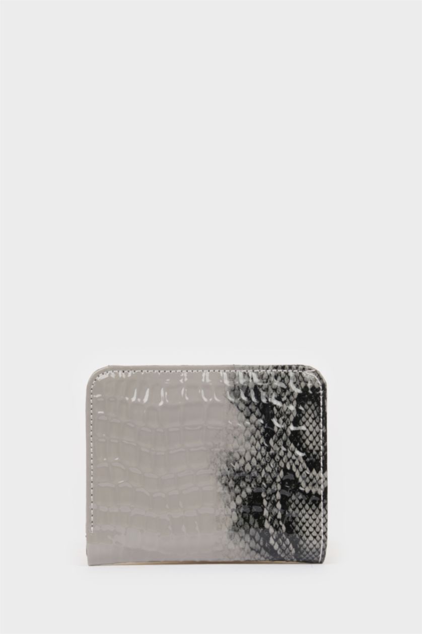 WOMAN Grey Woman Faux Leather Wallets