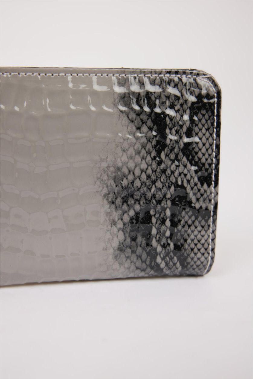 WOMAN Grey Woman Faux Leather Wallets
