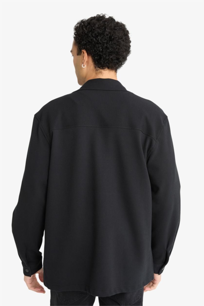 HOMME Noir Sergé Coupe Régulière