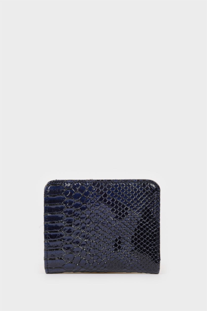 حريمي أزرق محفظة حريمي جلد صناعي كحلي