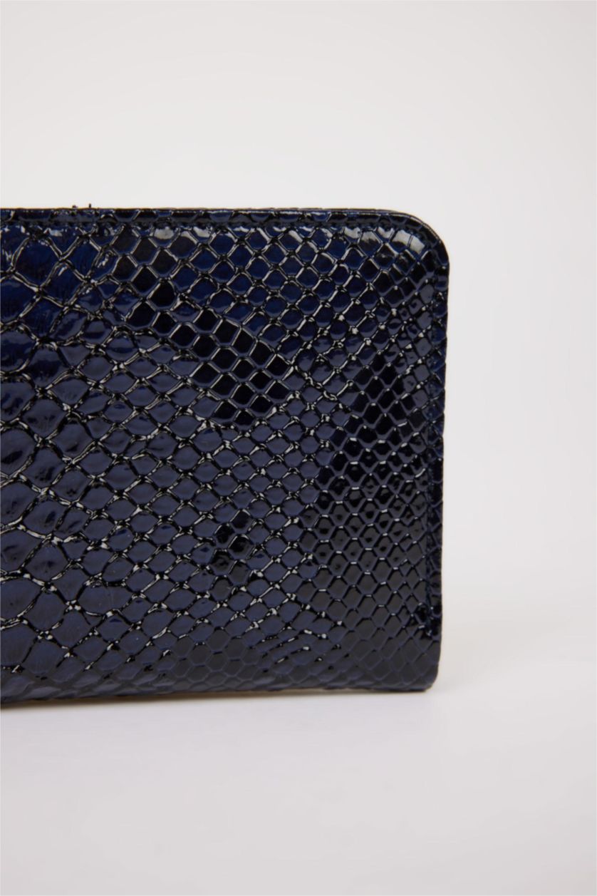 حريمي أزرق محفظة حريمي جلد صناعي كحلي