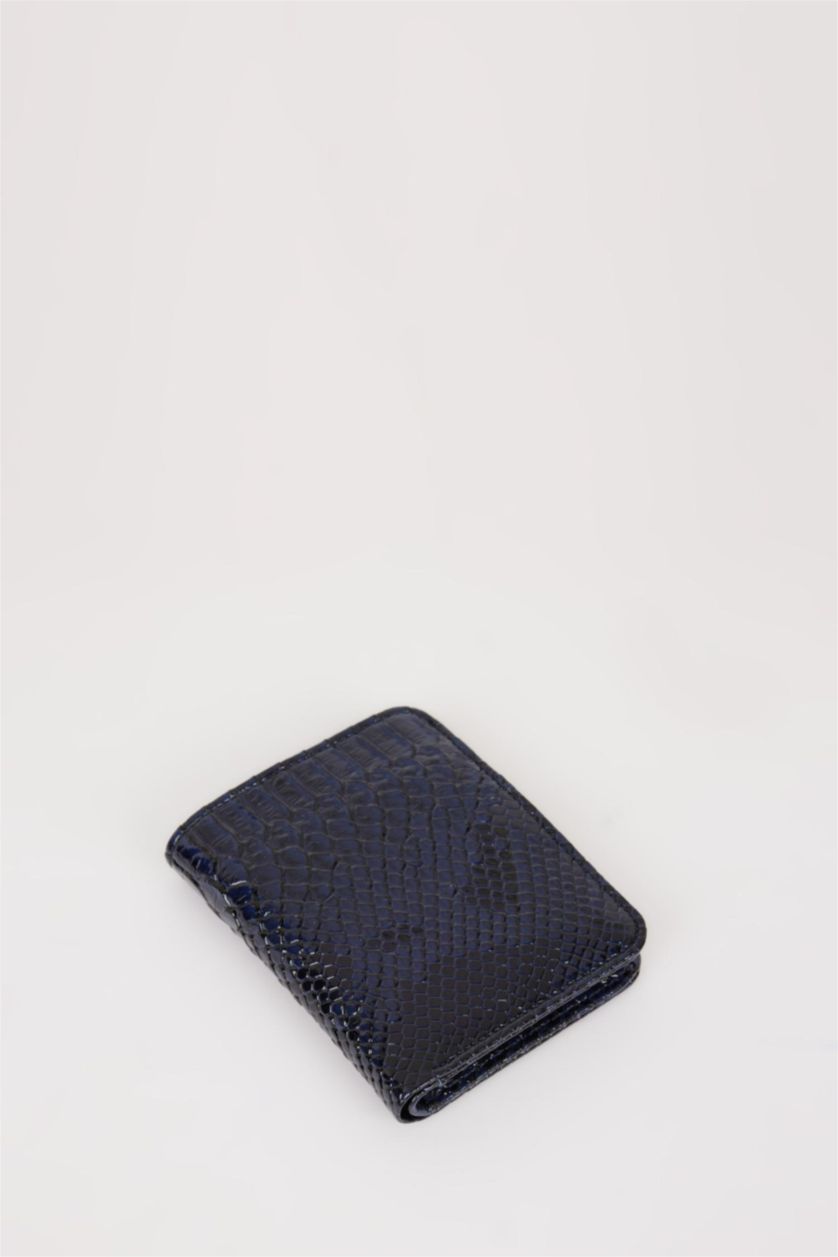 حريمي أزرق محفظة حريمي جلد صناعي كحلي