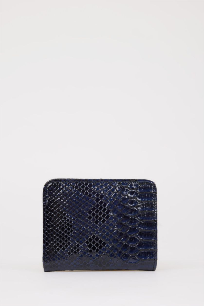 حريمي أزرق محفظة حريمي جلد صناعي كحلي