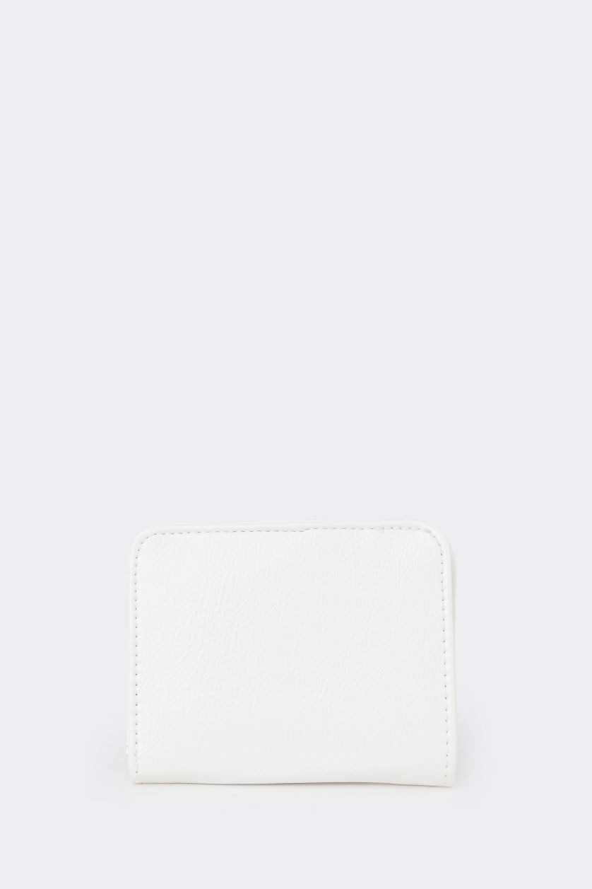 WOMAN White Woman Faux Leather Wallets