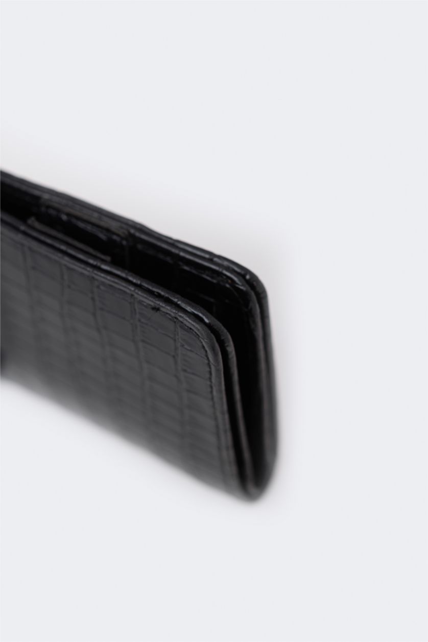 WOMAN Grey Woman Faux Leather Wallets