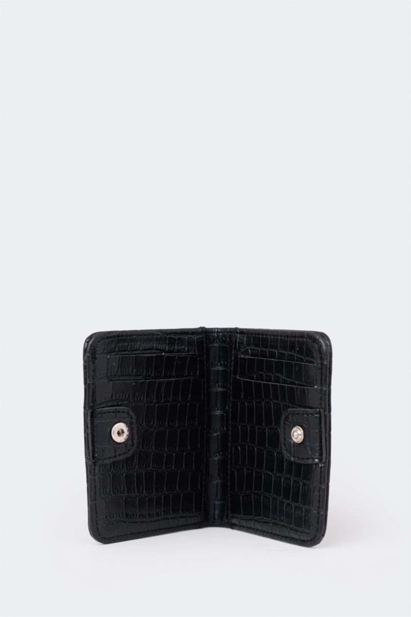 WOMAN Grey Woman Faux Leather Wallets