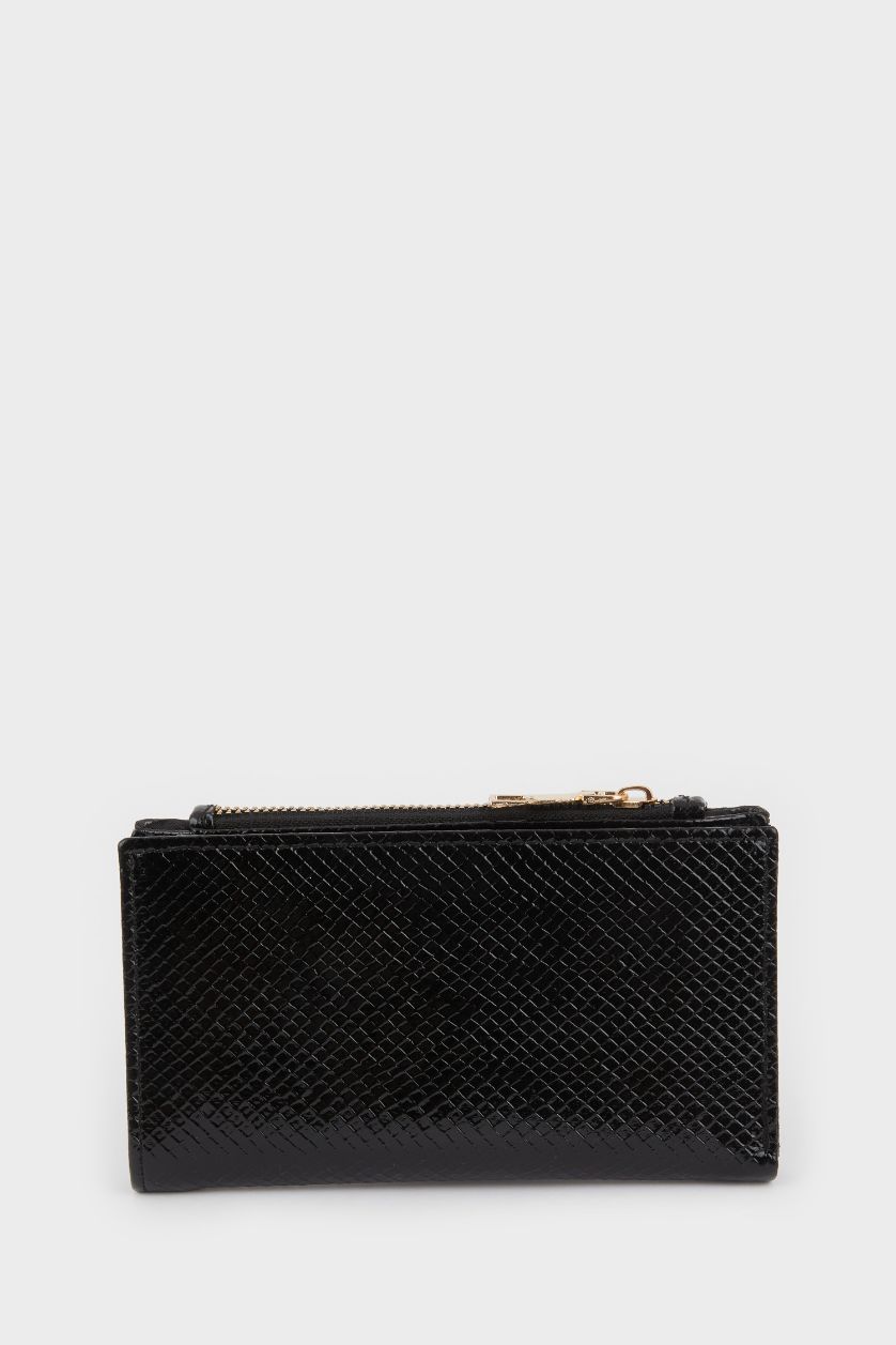 WOMAN Black Woman Faux Leather Wallets