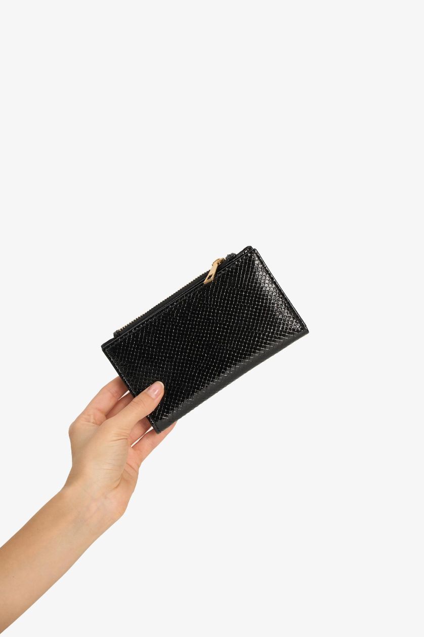 WOMAN Black Woman Faux Leather Wallets