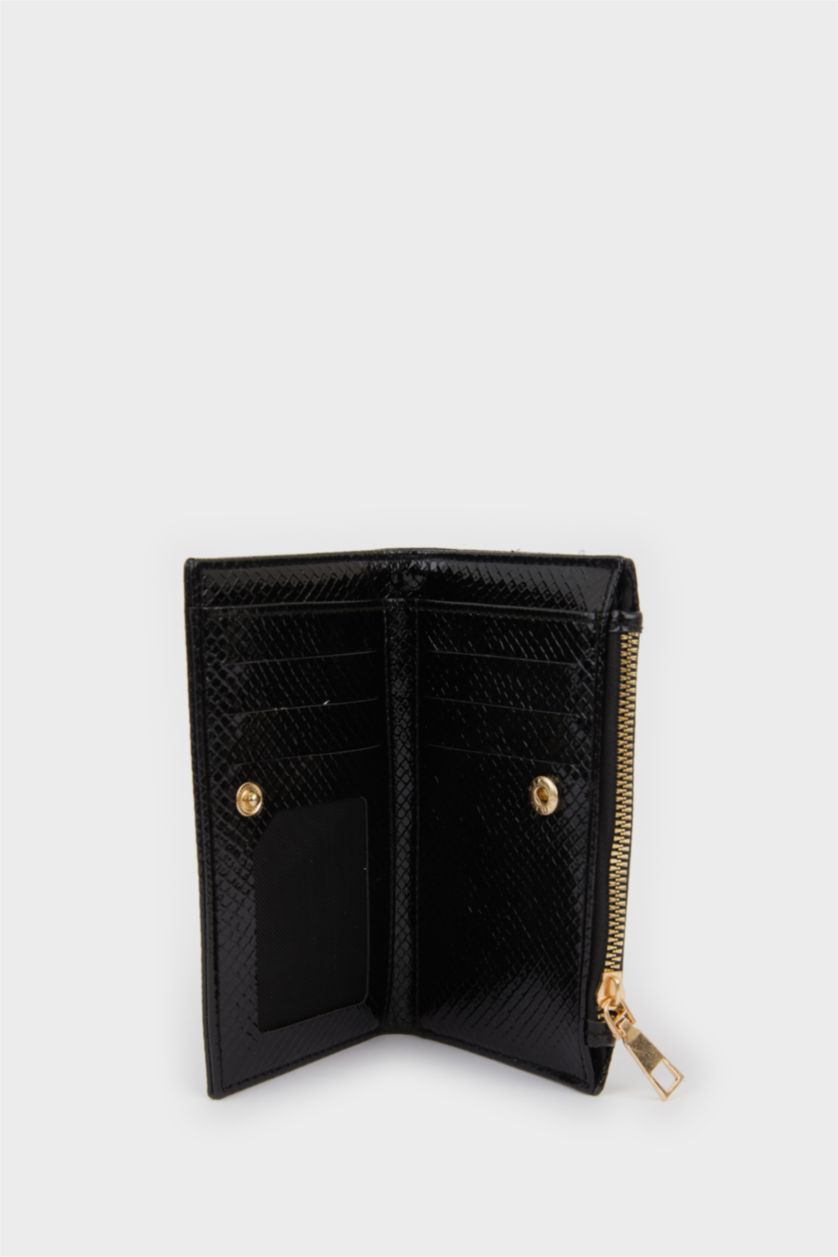 WOMAN Black Woman Faux Leather Wallets