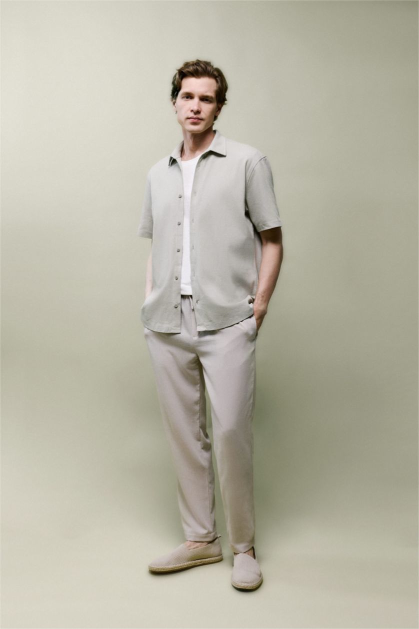 Man Mint Regular Fit Short-Sleeve Polo Shirt