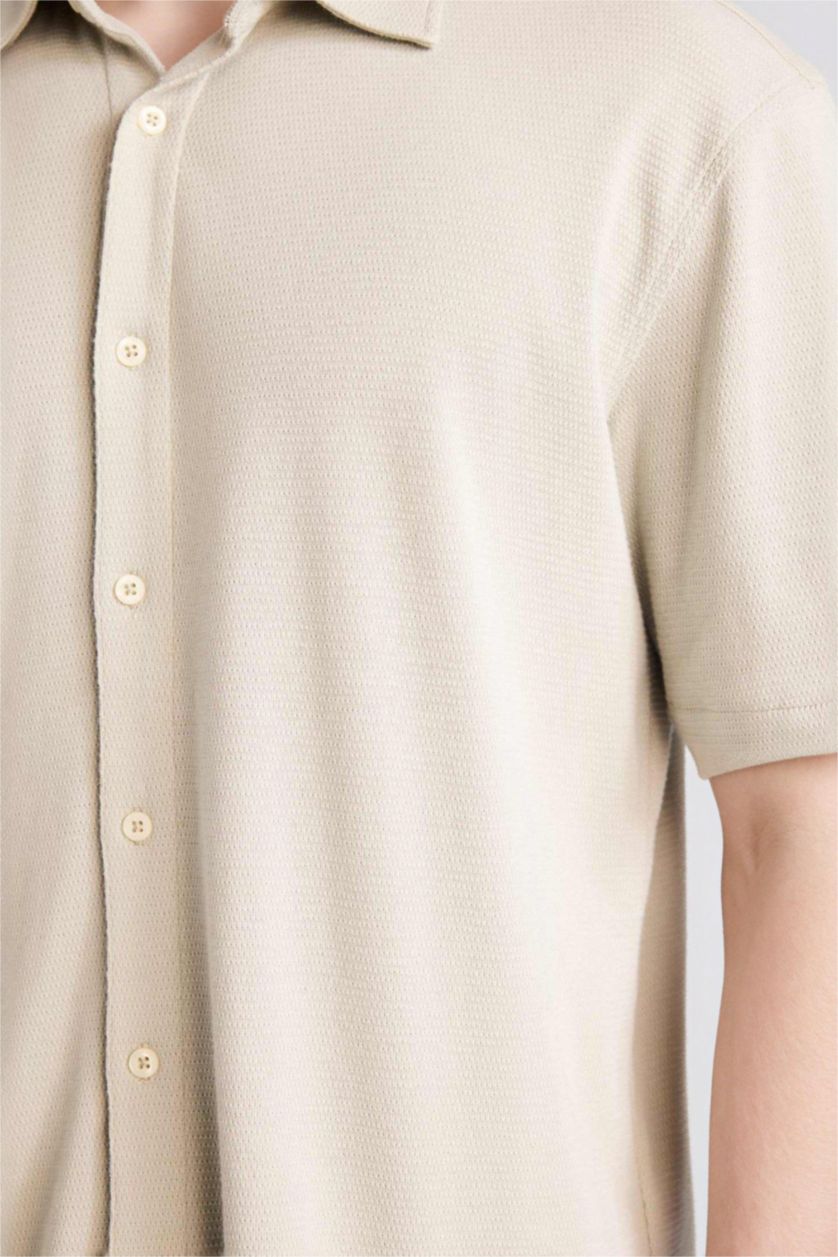 Man Mint Regular Fit Short-Sleeve Polo Shirt