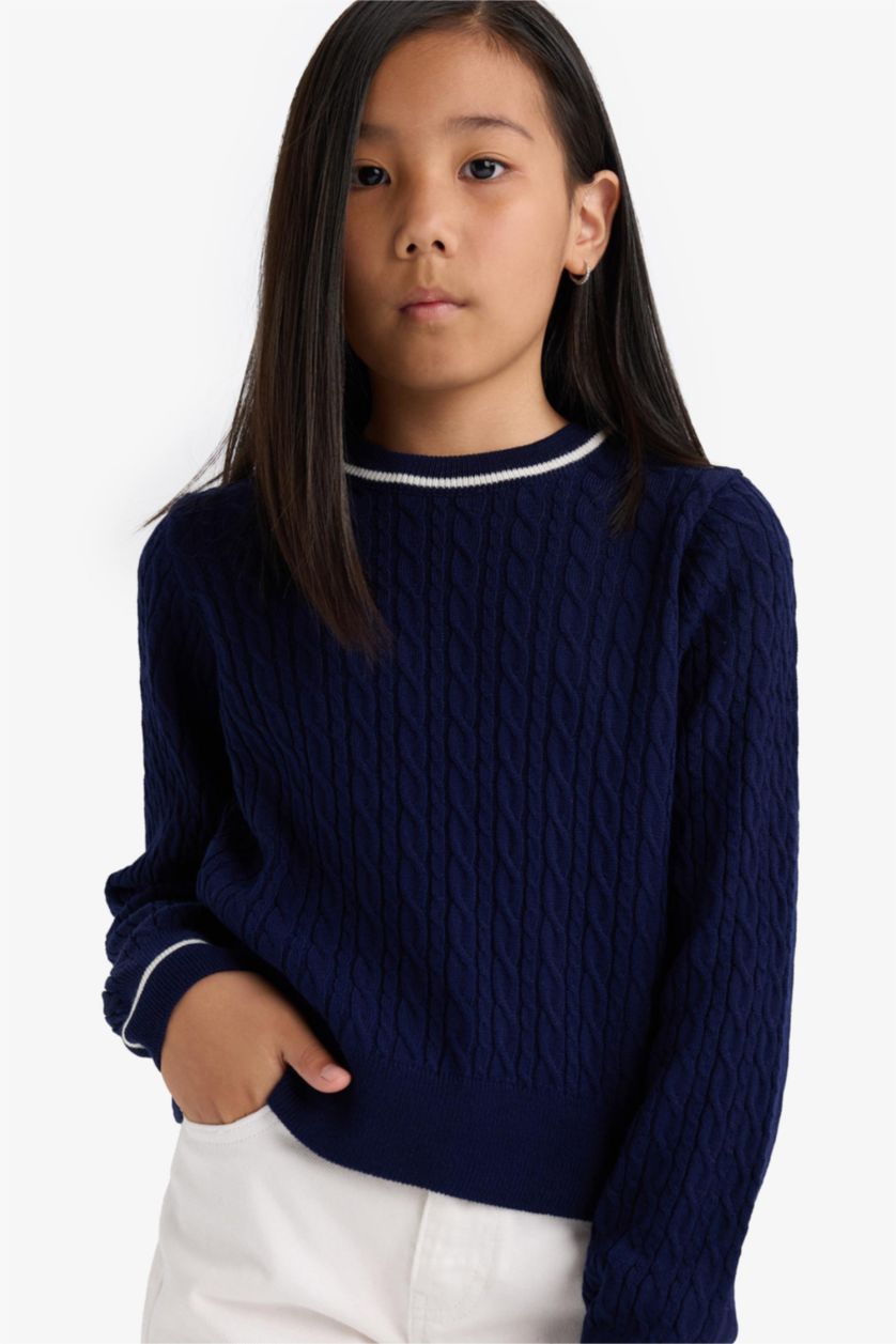 Қыздар Және Жасөспірімдер әскери-теңіз Қыздарға стандарт пішім Пулловер