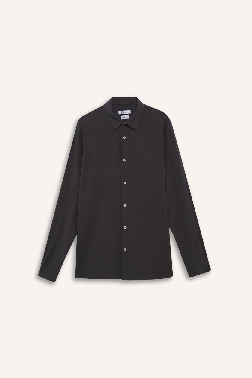 Erkek Antrasit %100 Pamuk Gömlek