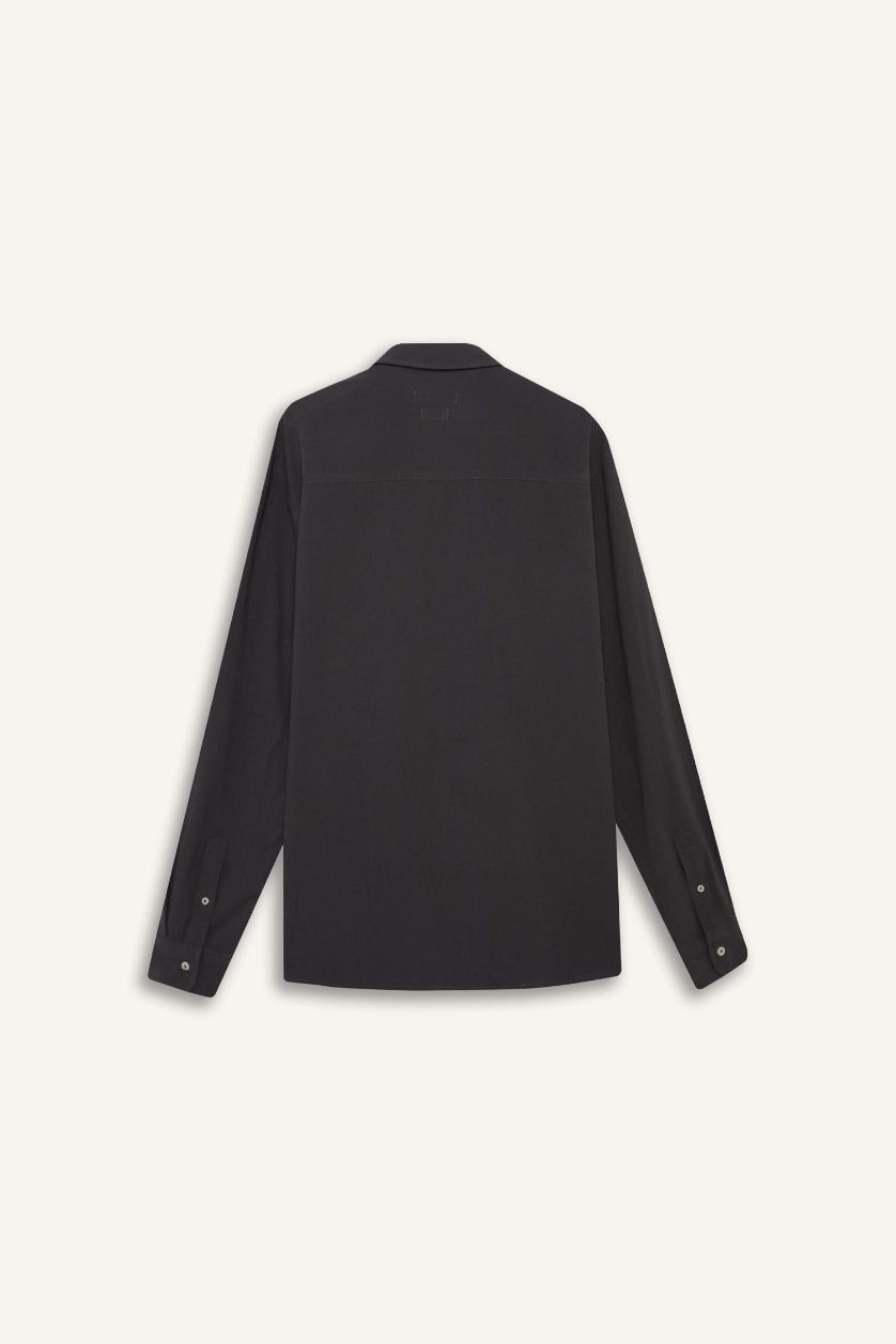 Erkek Antrasit %100 Pamuk Gömlek