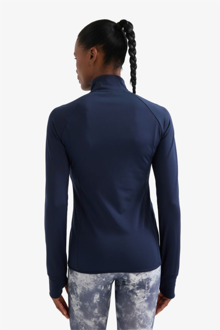 Woman NAVY DeFactoFit Fitted Cardigan