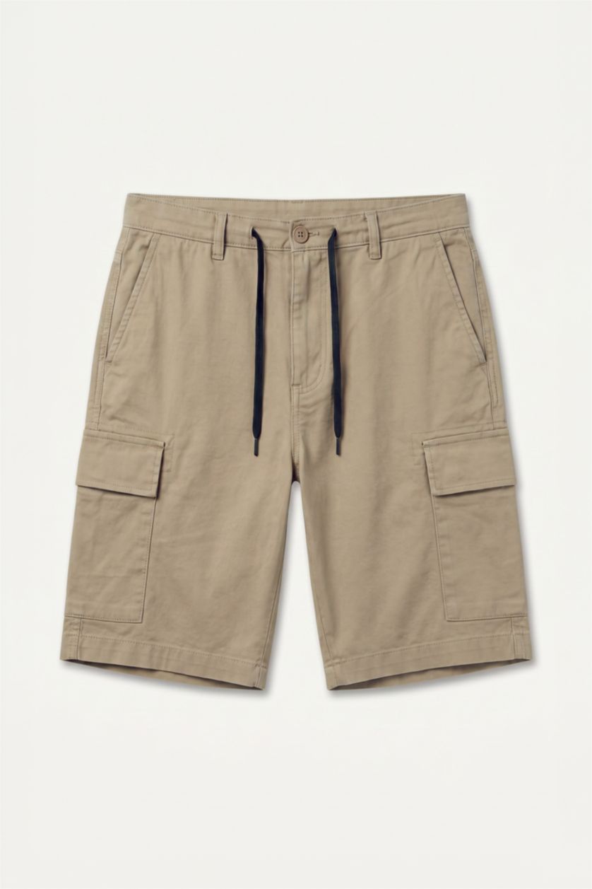 Men Beige Cotton