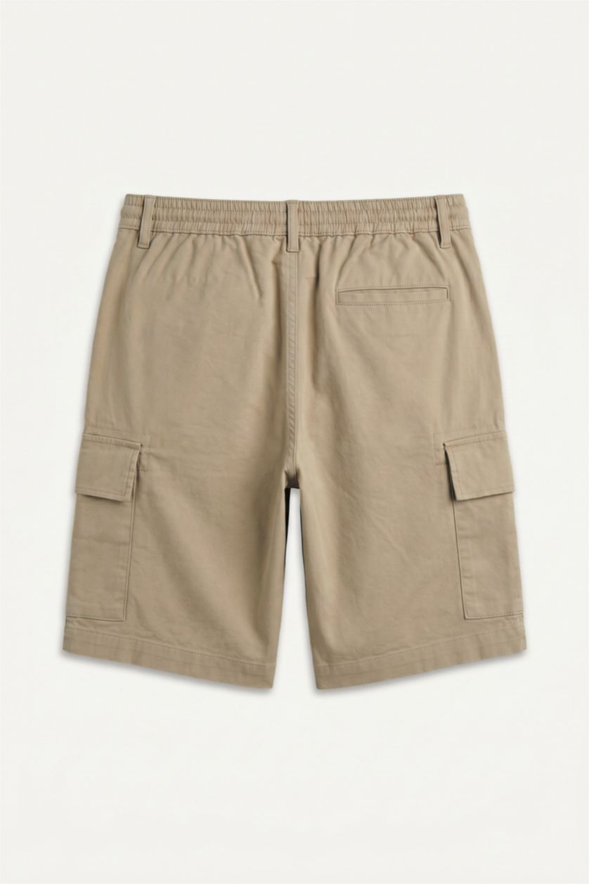 Men Beige Cotton