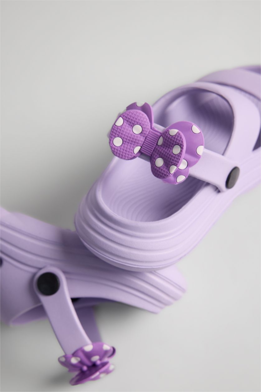 بنات أرجواني شبشب بناتي بكعب مسطح