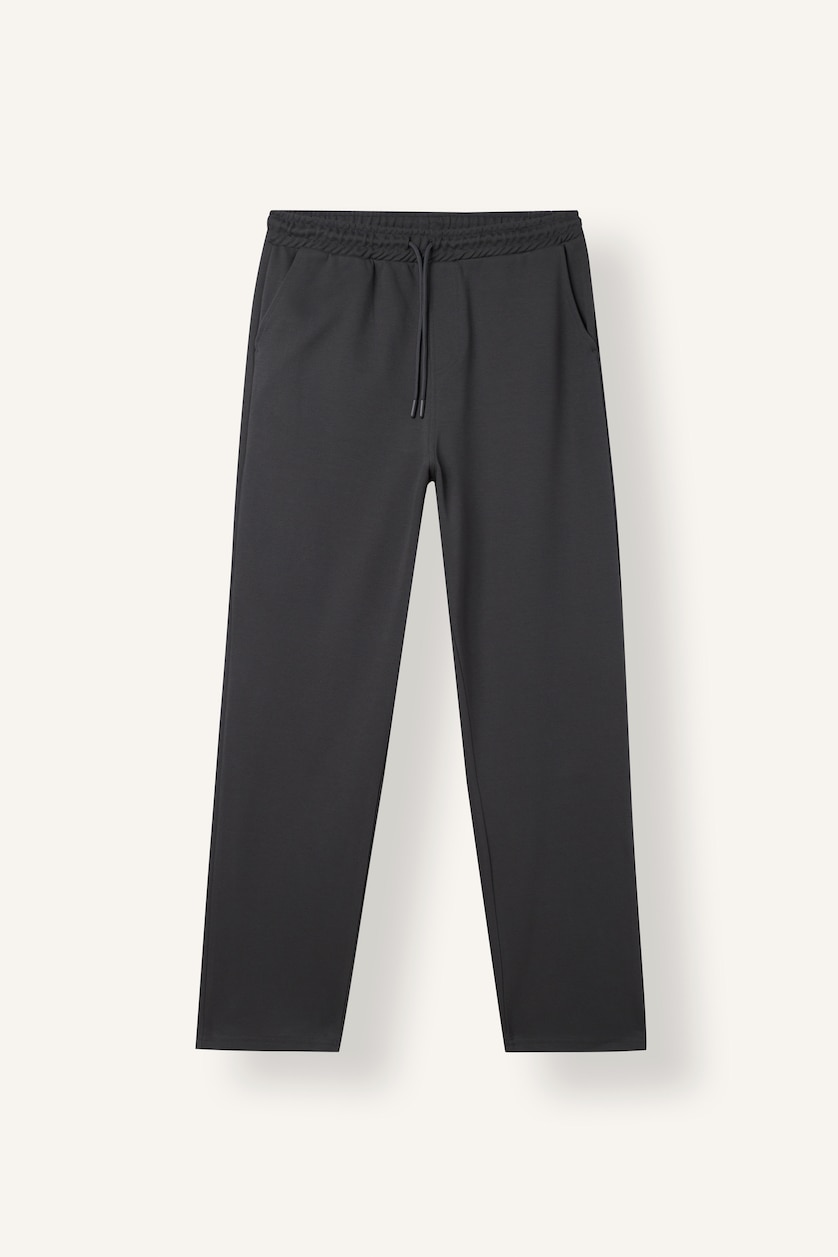 HOMME Anthracite Pantalon à poches jambes droites Coupe régulière