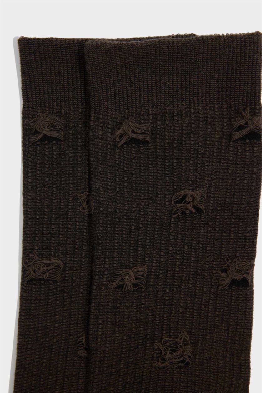 رجال بني جوارب طويلة قطن رجالي بريميوم