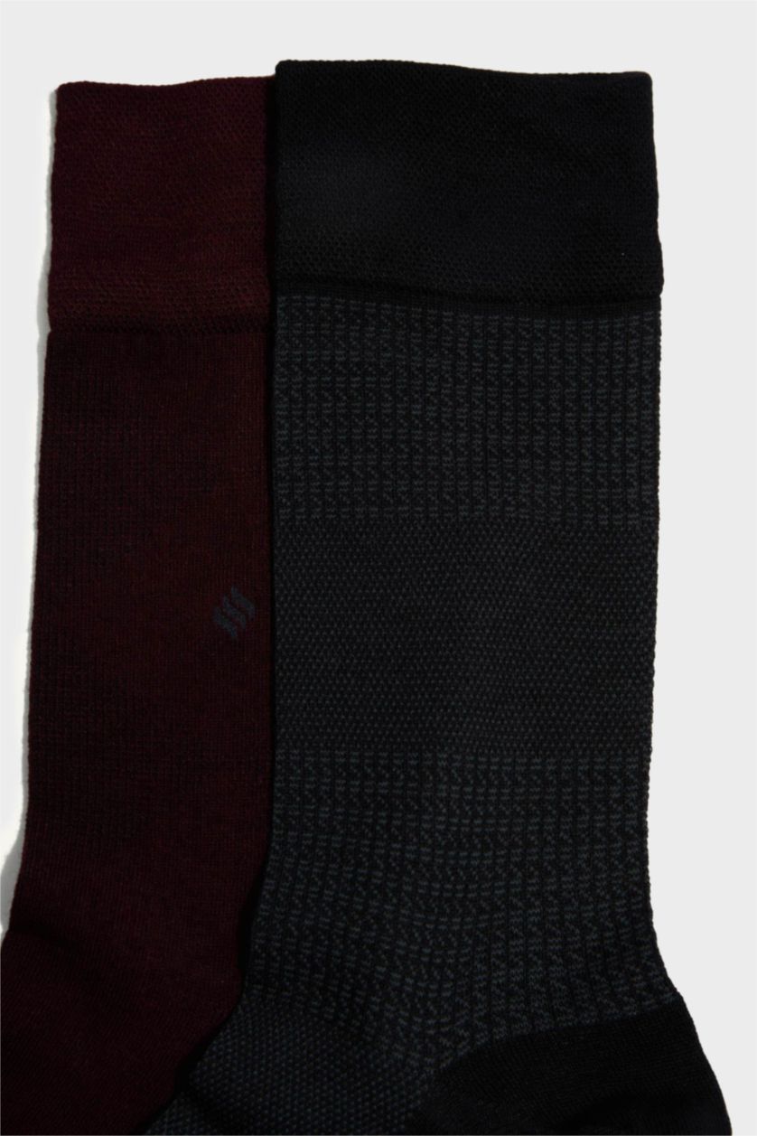 رجال Karma جوارب طويلة قطن رجالي - قطعتين