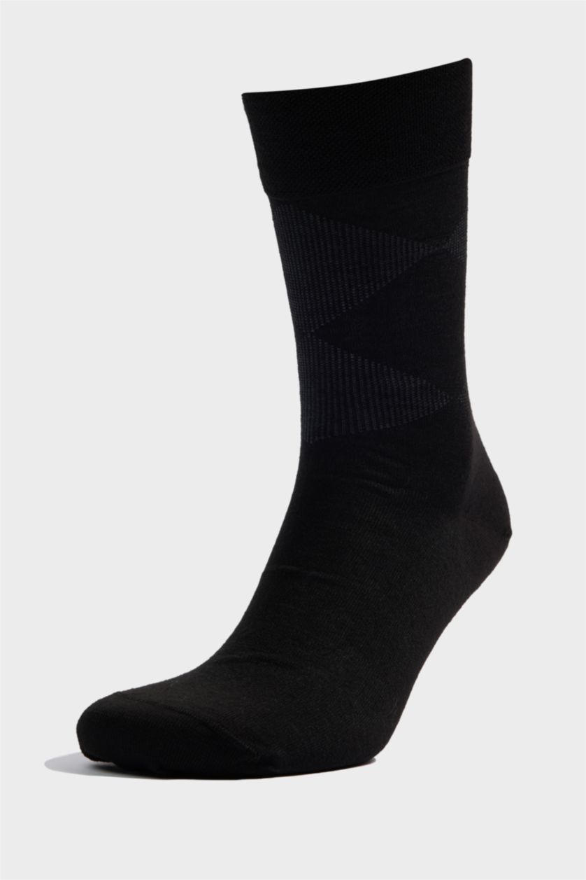 Erkek Siyah 2'li Uzun Çorap