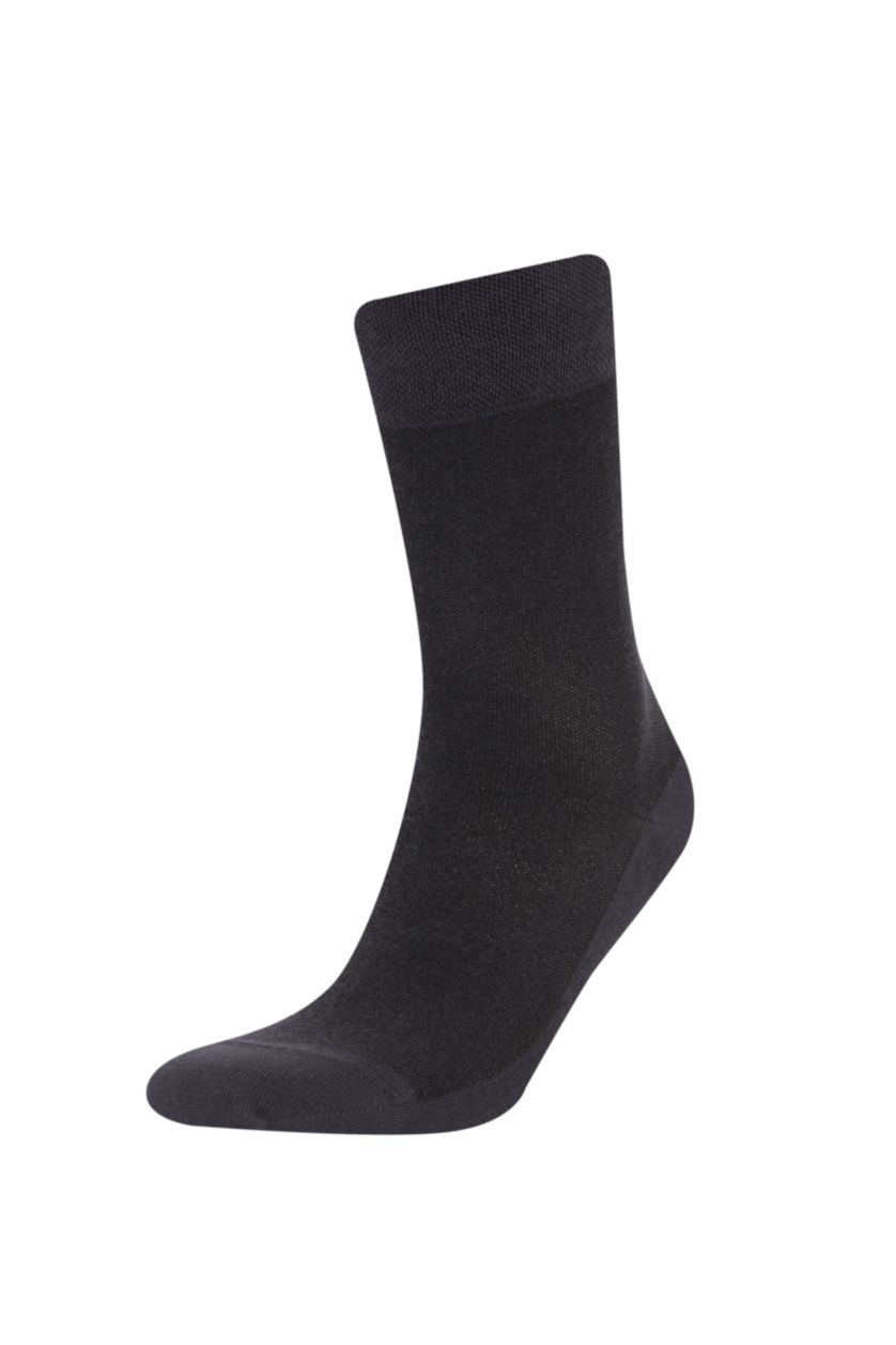 Erkek Karma Erkek Dikişsiz 2'li Penye Pamuklu Premium Uzun Çorap