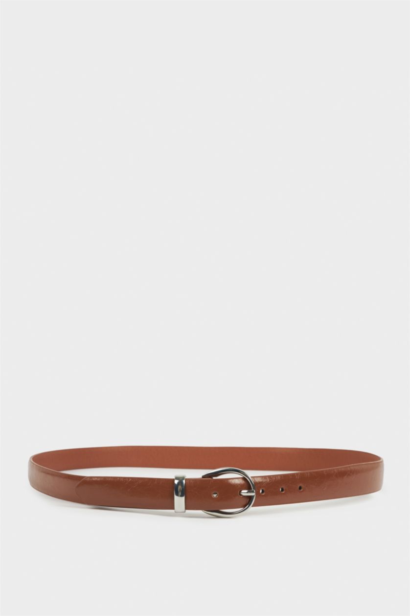 Kadın Taba Kadın Suni Deri 2'li Günlük Kemer