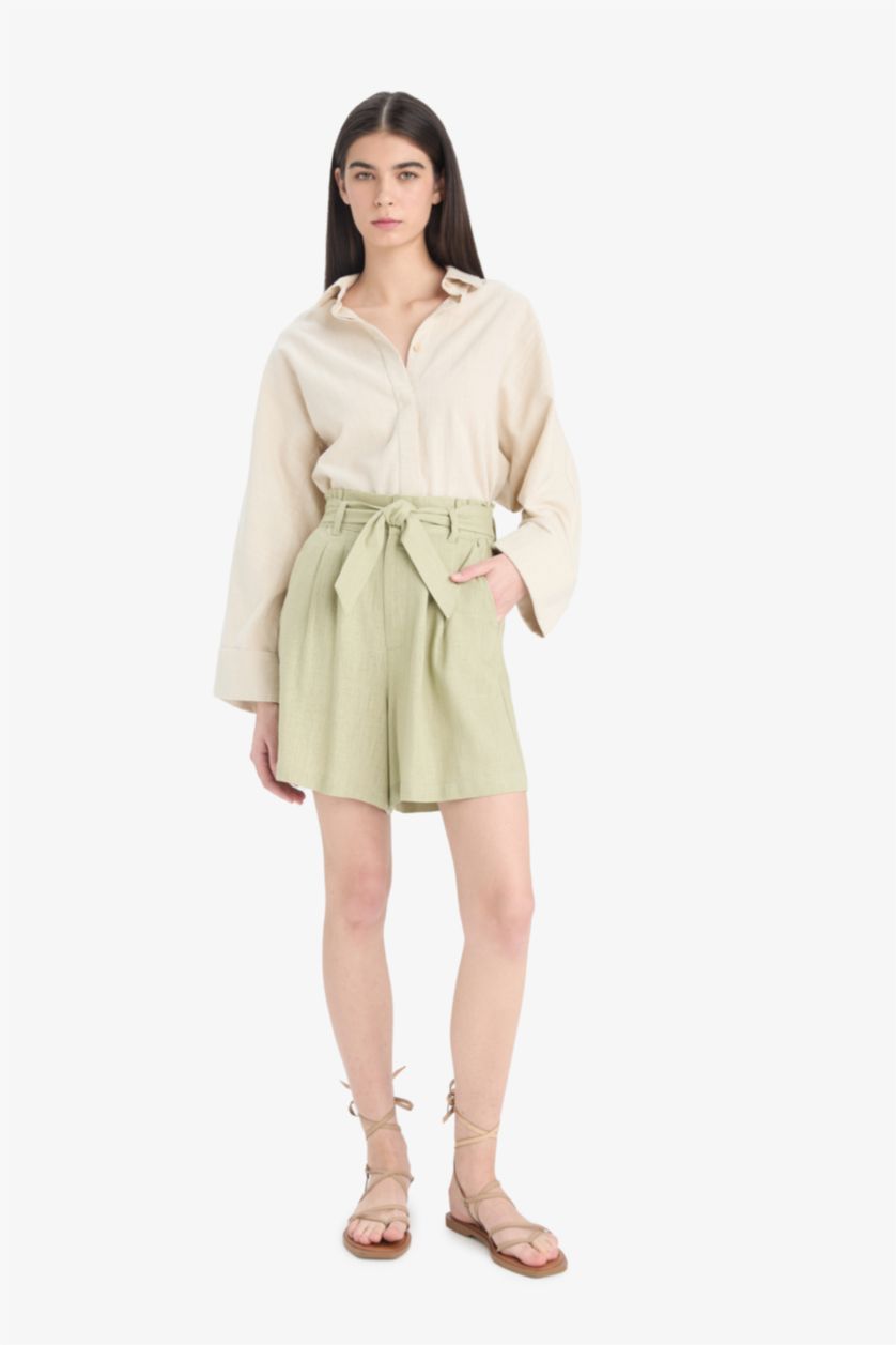 Әйелдерге Жеңіл хаки Шолақ шалбар