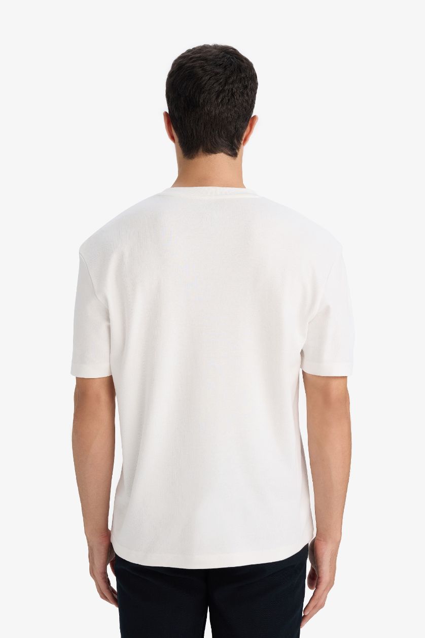 رجالي اوف وايت تيشيرت قطن 100%