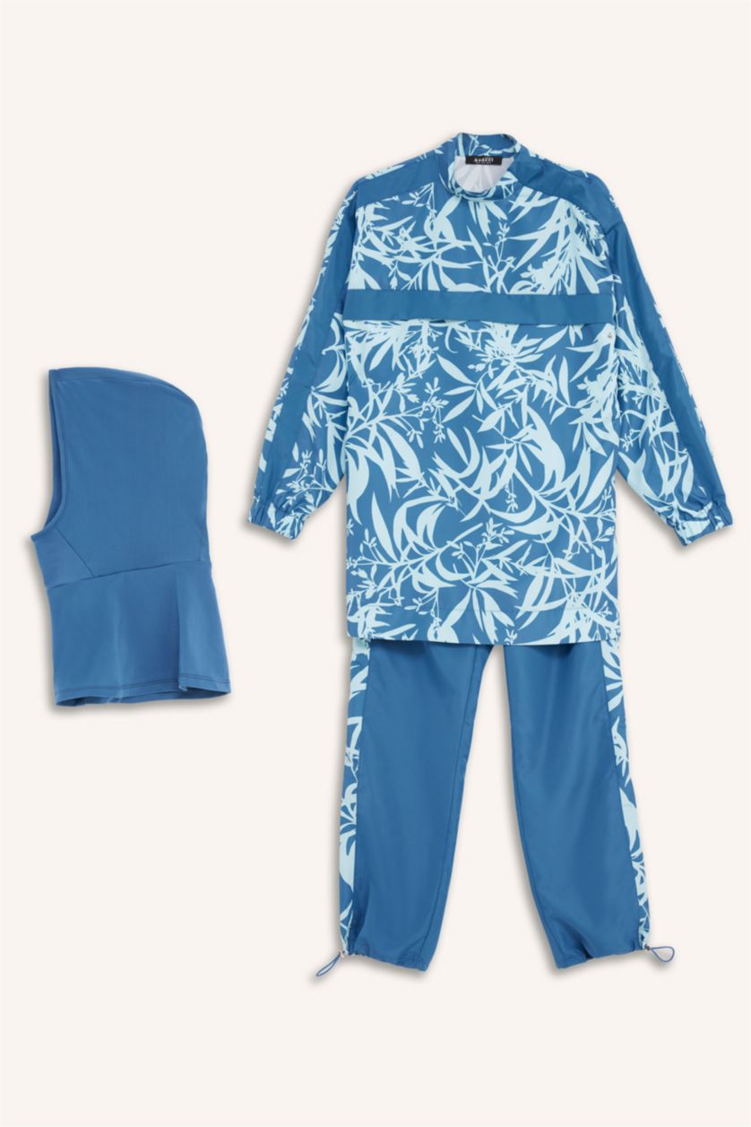 Kadın Koyu Mavi Burkini