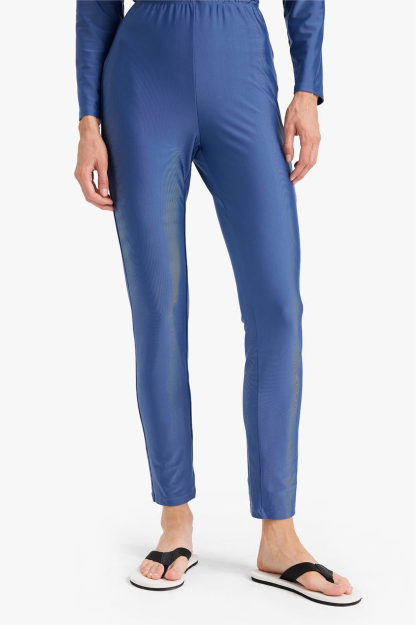 WOMAN NAVY Regular Fit 4 piece Burkini