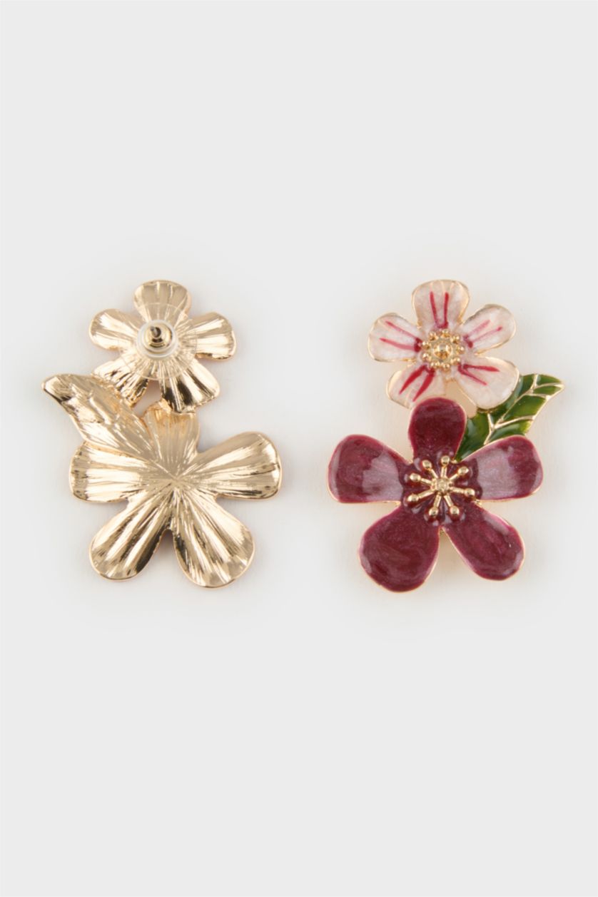 WOMAN MIXED Woman Floral Earrings