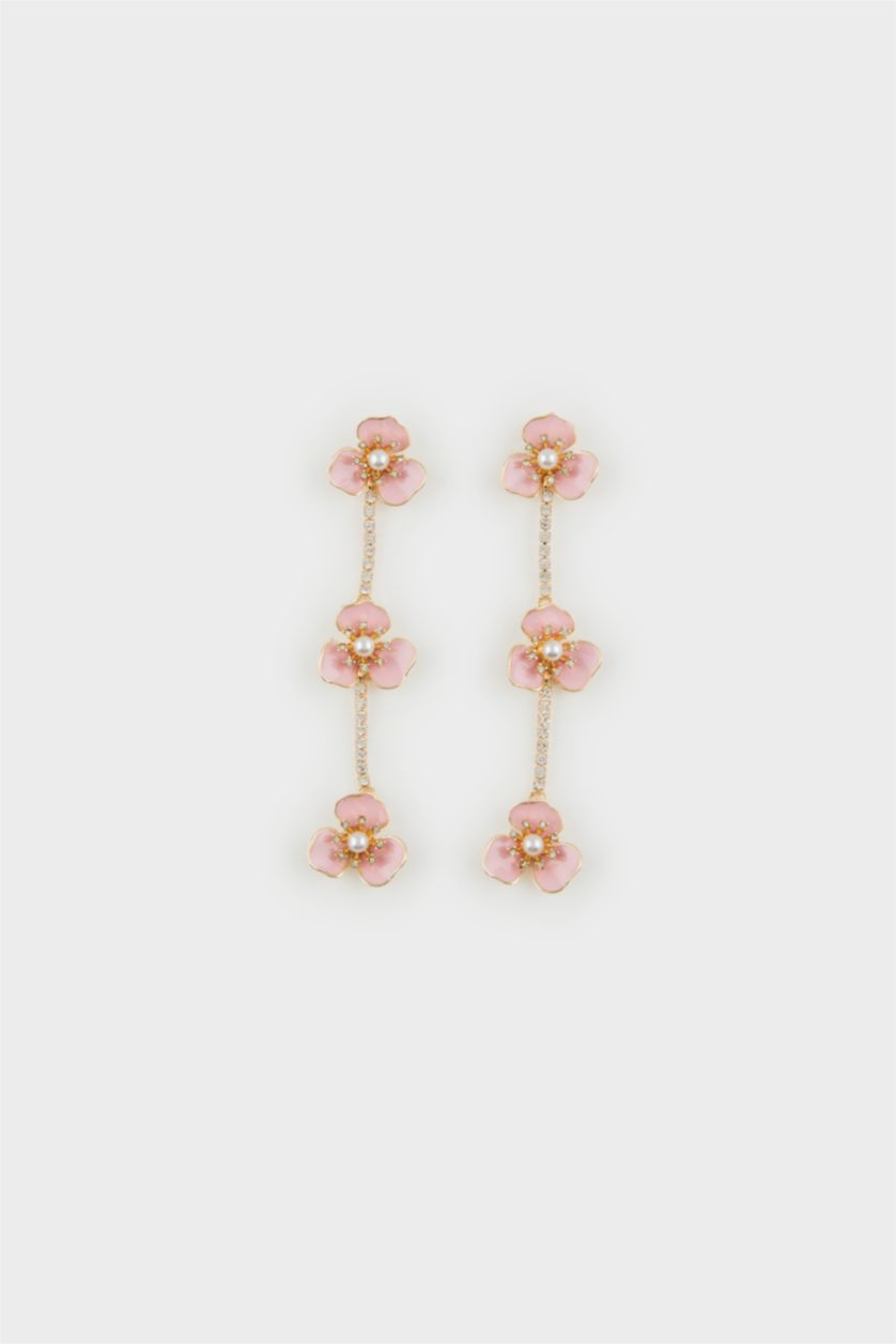 Woman Karma Woman Floral Dangle Earrings