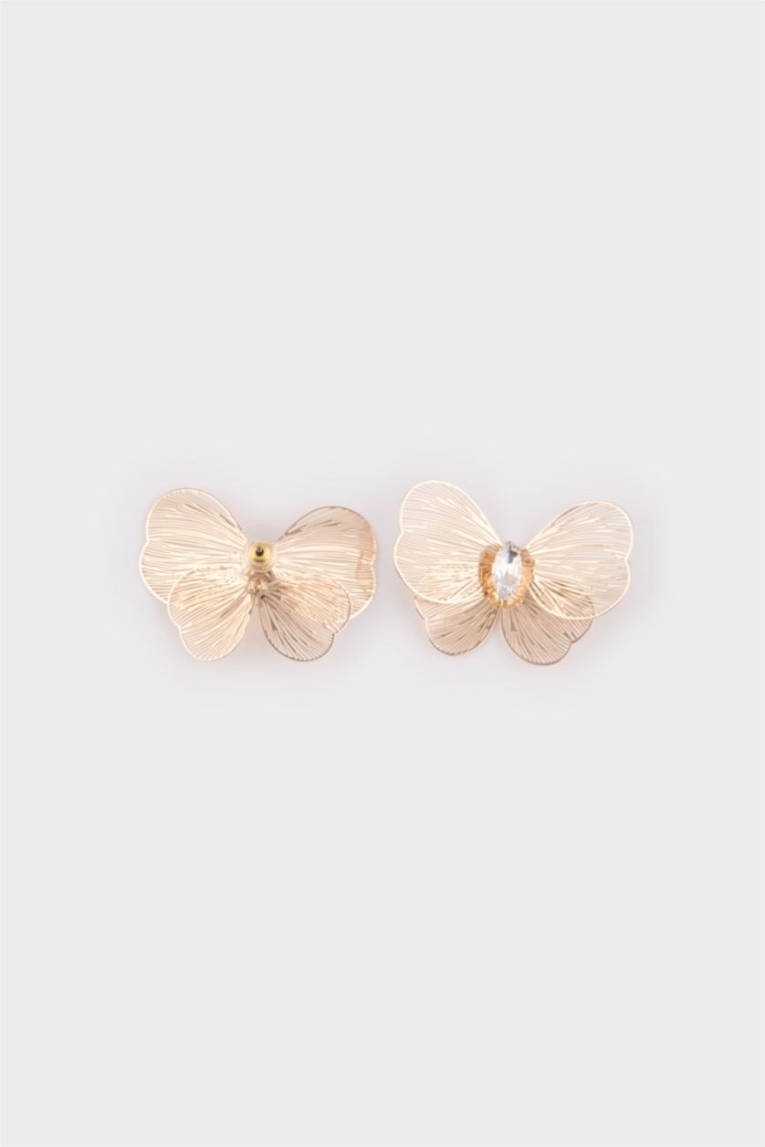 Woman Altın Woman 2 Piece Flower Earrings