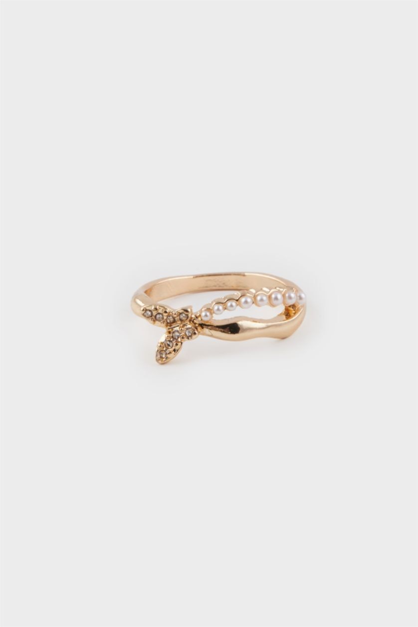 WOMAN GOLD Woman 4 Piece Gold Rings