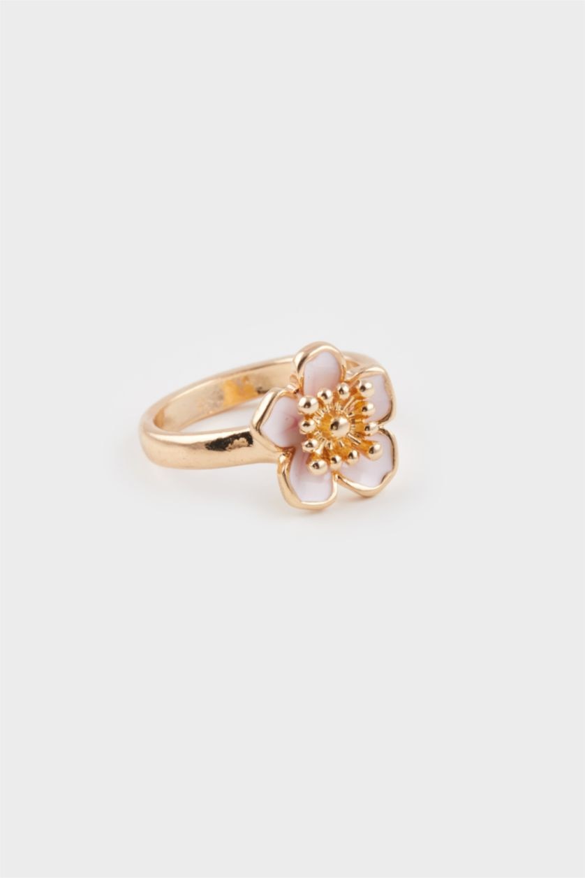 WOMAN Altın Woman Stone 3 Piece Gold Rings