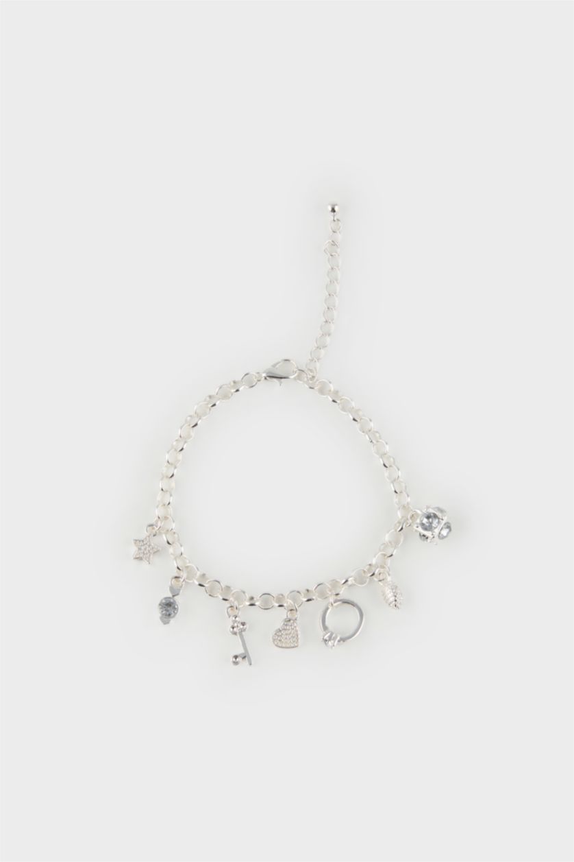Kadın Karma Kadın Charmlı Silver Bileklik