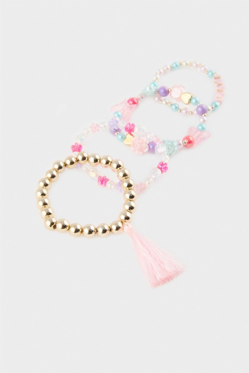 Kız Çocuk - Genç Kız Karma Kız Çocuk 4'lü Renkli Bileklik