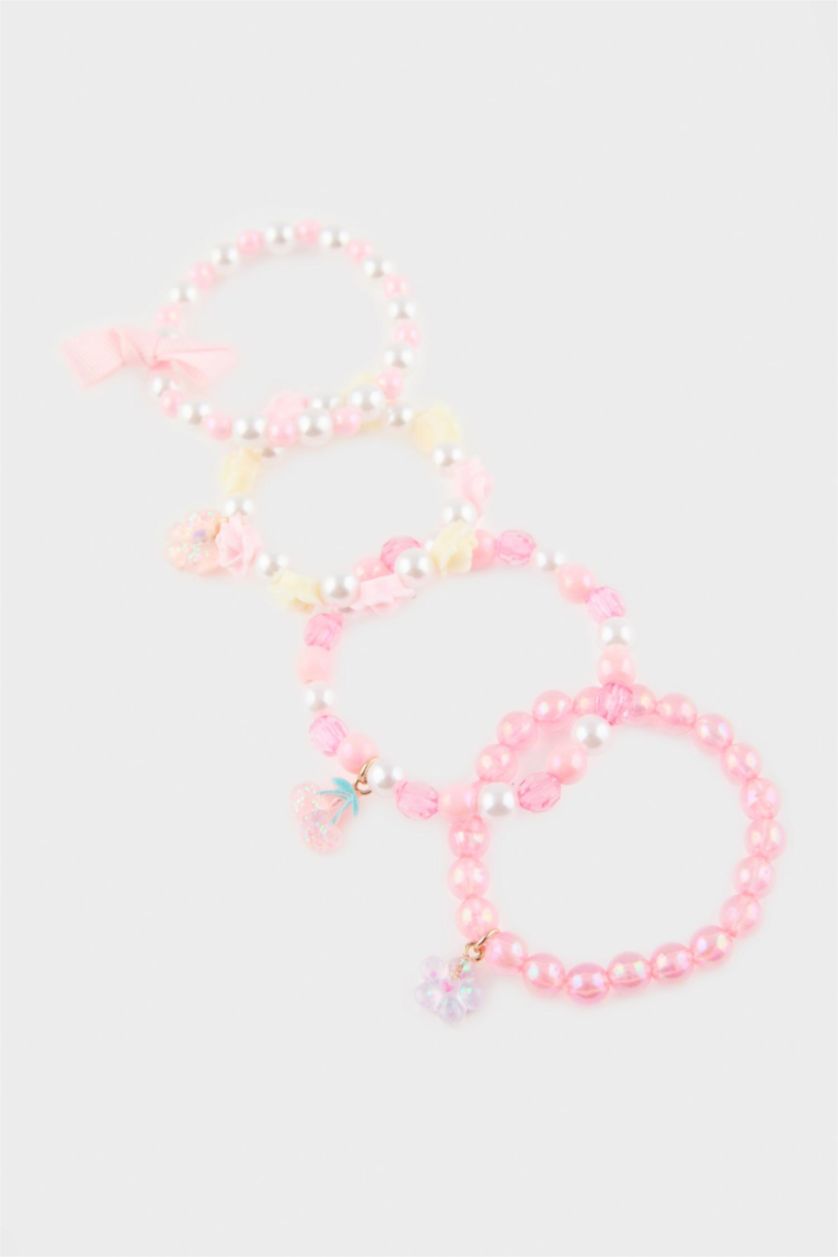 Kız Çocuk - Genç Kız Karma Kız Çocuk 4'lü Pembe Bileklik