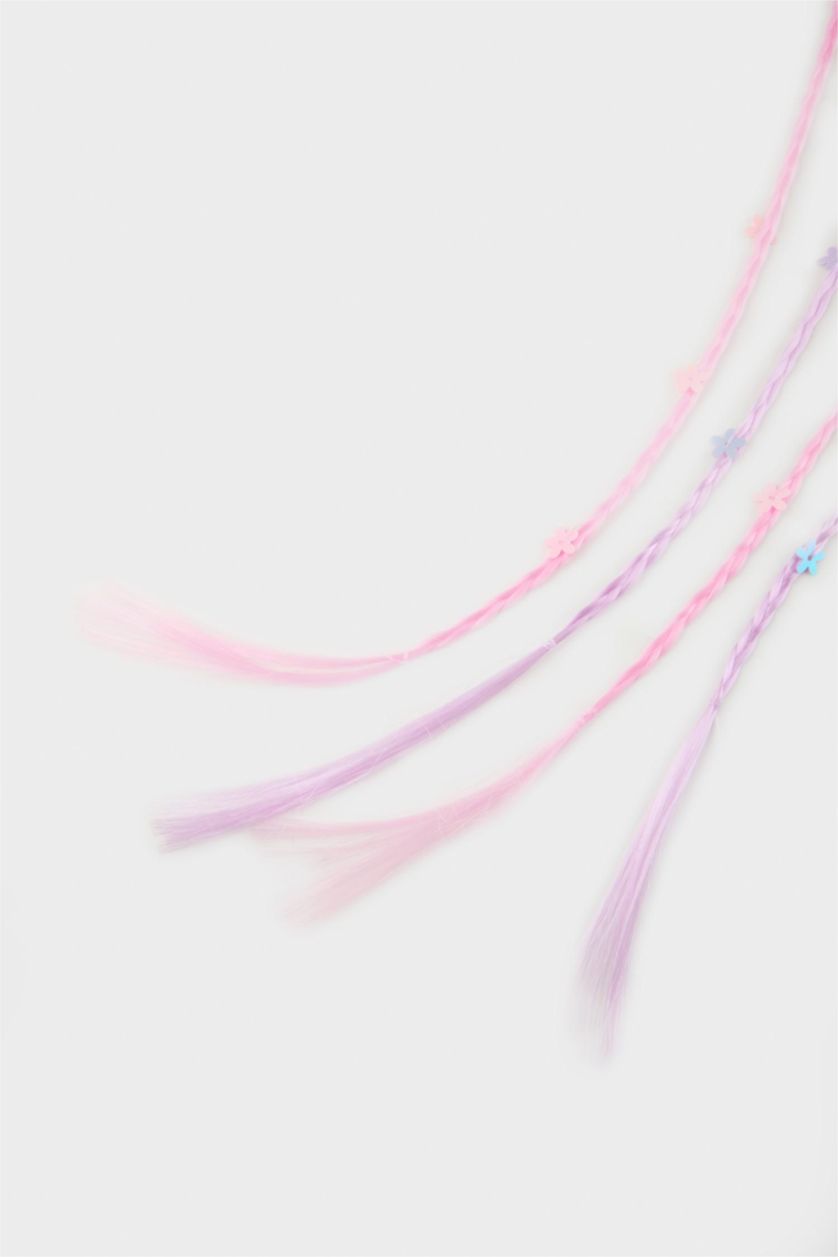 Kız Çocuk - Genç Kız Karma Kız Çocuk 4'lü Kelebekli Renkli Saçlı Çıtçıtlı Toka Seti