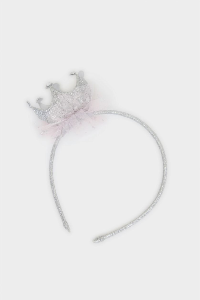 Девочки и подростки Серебряный Детский ободок с деталью в виде короны принцессы