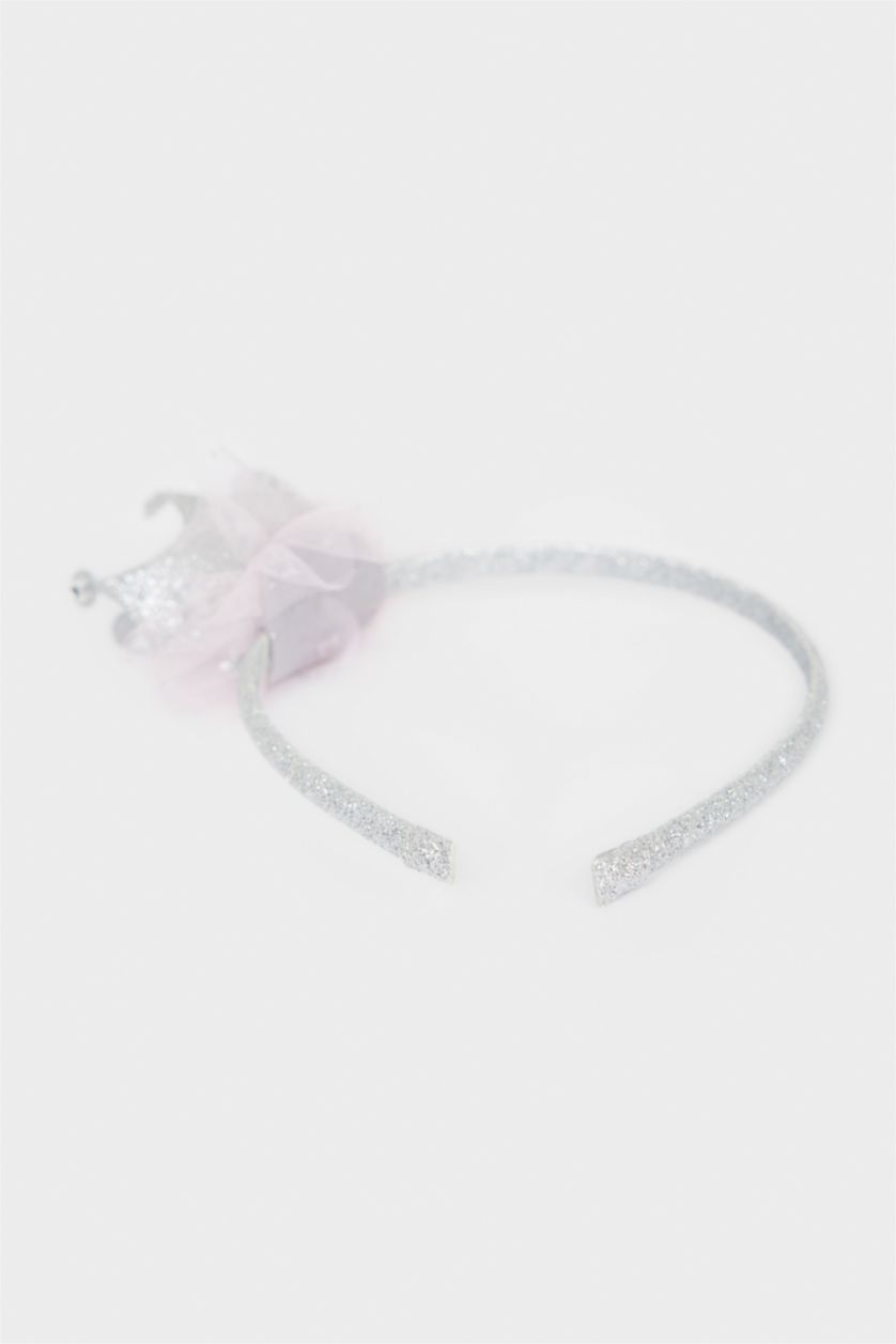 Девочки и подростки Серебряный Детский ободок с деталью в виде короны принцессы