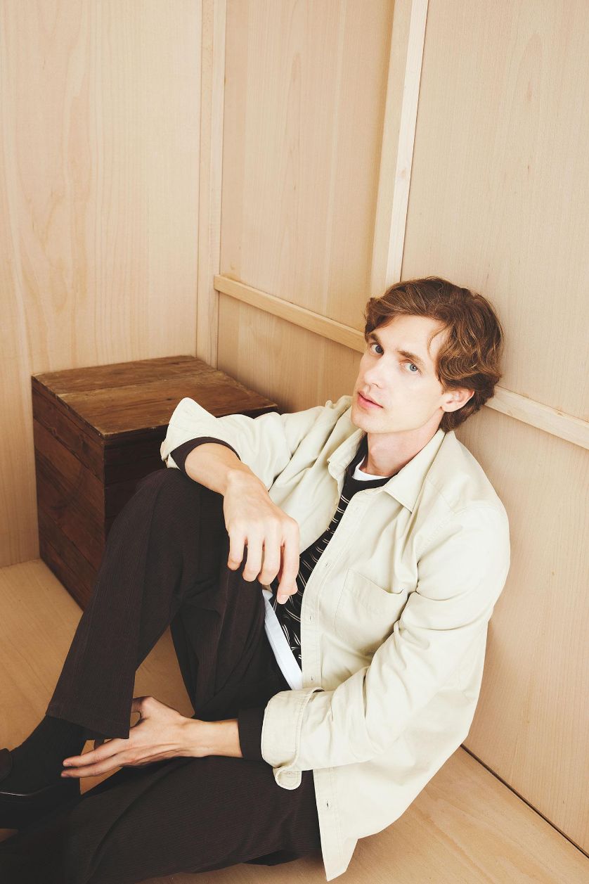 Erkek Bej %100 Pamuk Gömlek