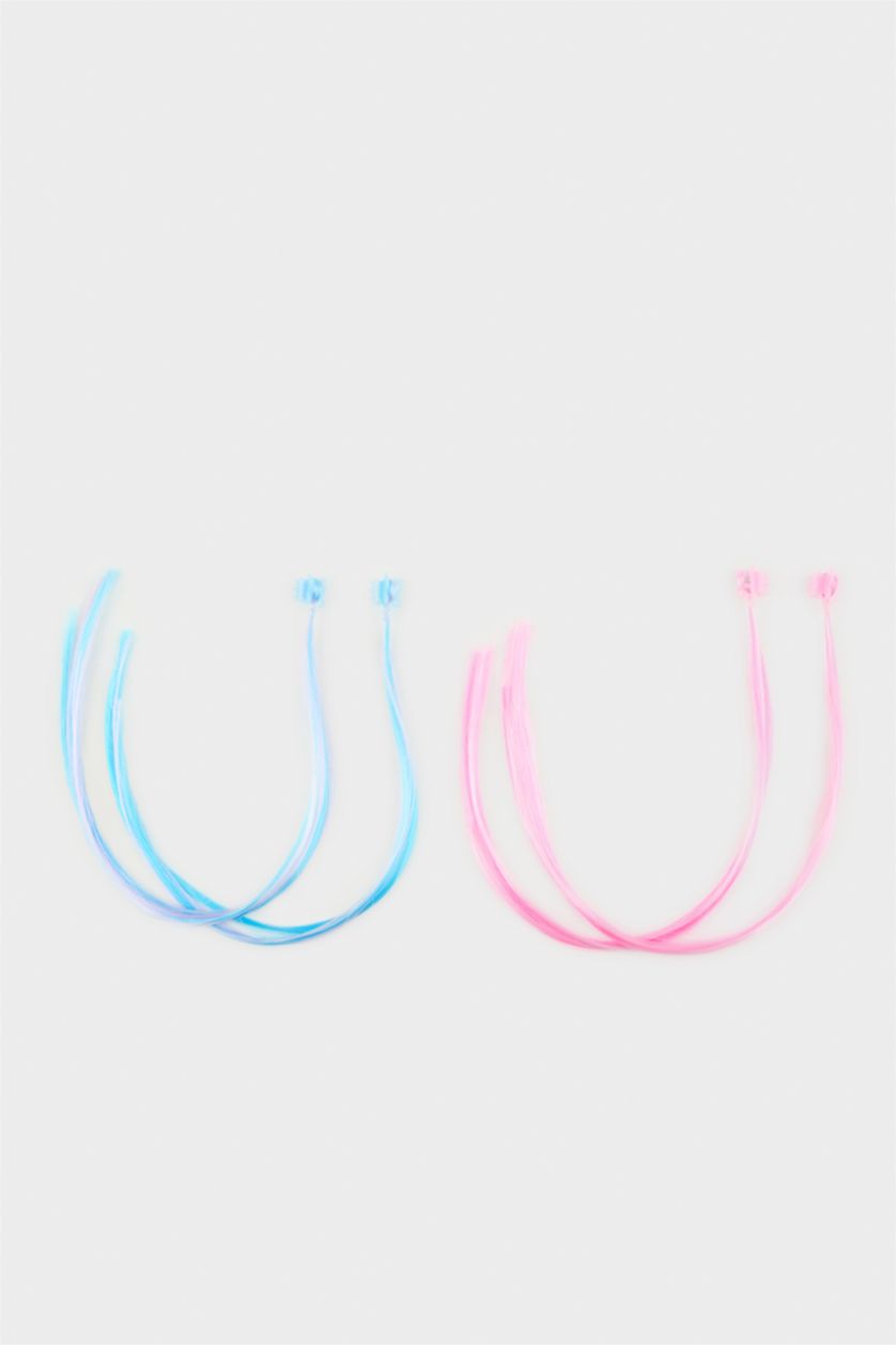 Kız Çocuk - Genç Kız Karma Kız Çocuk 4'lü Renkli Saçlı Mandal Toka