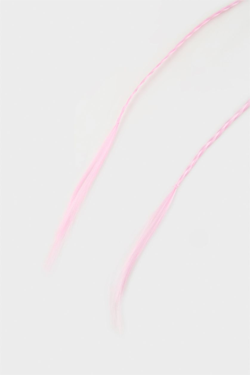 Kız Çocuk - Genç Kız Pembe 2'li Kiraz Motifli Saçlı Çıtçıtlı Toka Kız Çocuk