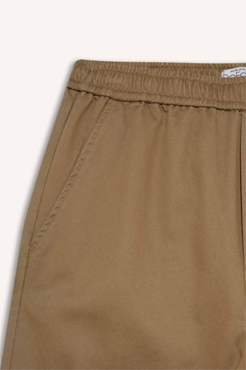 Ерлер ашық қоңыр релакс пішімі мақта/модаль Шалбар