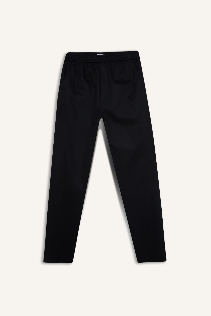 HOMME Marin Pantalon en modal Coupe décontractée