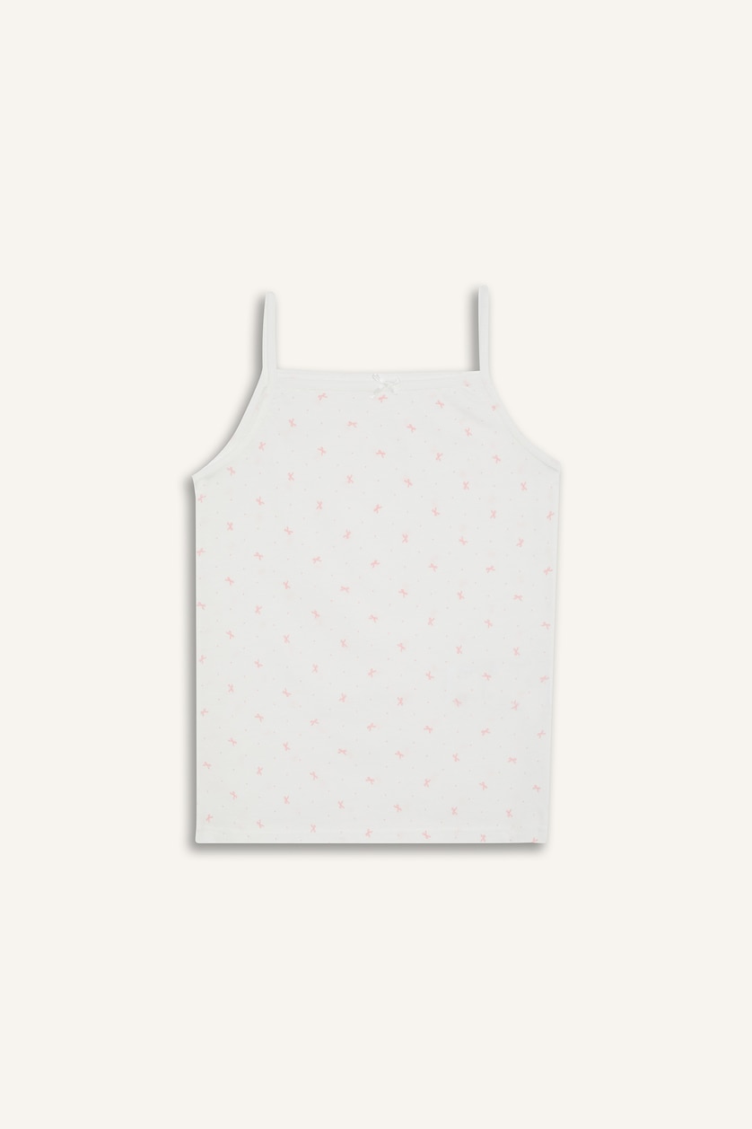 Girls & Teens Light Pink فانيلة قصة عادية من قطعتين